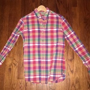 J. Crew Summer Plaid Shirt